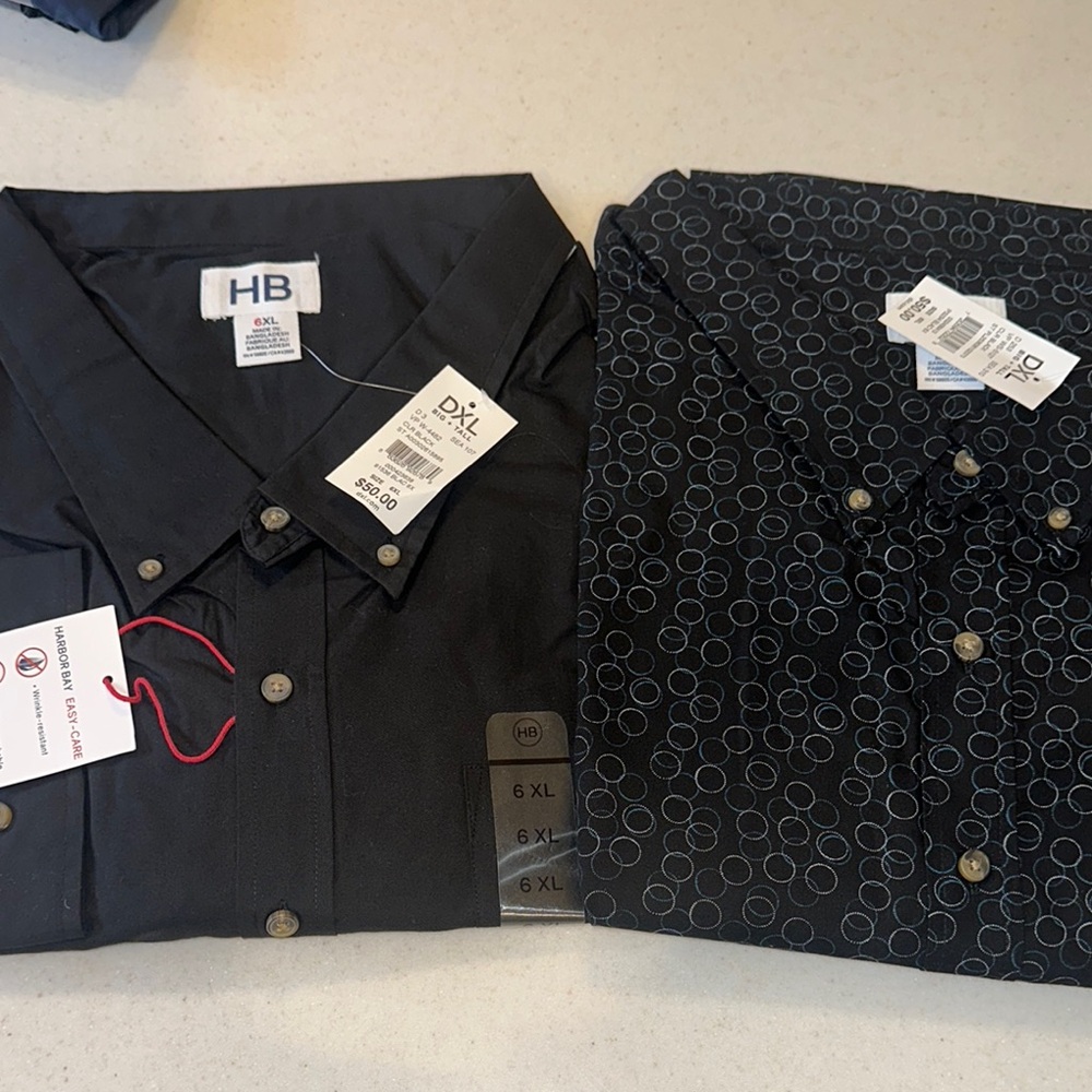 Bundle of 2 Men’s Harbor Bay Button Down Shirts